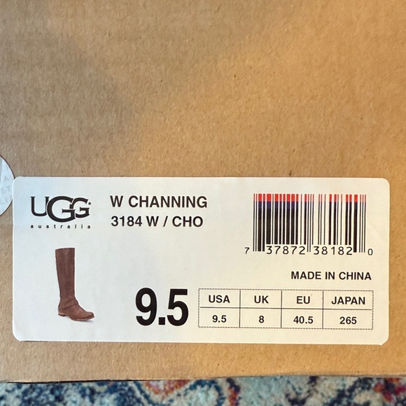 UGG Dark Brown W Channing Boots 9.5 - Picture 9 of 11